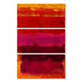 thumbnail image 1 of Elephant Stock Passionate Wall Art - Vertical Multi Panel Canvas - Living Room Wall Decor - Abstract Multi Panel - Red And Pink Decor By Taylor Hamilton - 14" x 23", 1 of 4