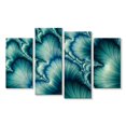 thumbnail image 1 of Elephant Stock Petals Digital Abstract Wall Art - Horizontal Multi Panel Canvas - Living Room Wall Decor - Abstract Multi Panel - Teal And Turquoise Decor - 52" x 32", 1 of 4