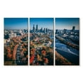 thumbnail image 1 of Elephant Stock Philadelphia In Autumn Wall Art - Horizontal Multi Panel Canvas - Living Room Wall Decor - Places Multi Panel - Gray And Blue Decor - 57" x 36", 1 of 4