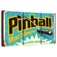 thumbnail image 1 of Elephant Stock Pinball Machine Game Room Wall Sign Wall Art - Horizontal Multi Panel Canvas - Living Room Wall Decor - Wall Signs Multi Panel - Turquoise And Black Decor - 65" x 42", 1 of 8