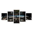 thumbnail image 1 of Elephant Stock Plane Cockpit Controls Wall Art - Horizontal Multi Panel Canvas - Living Room Wall Decor - Transportation Multi Panel - Black And Gray Decor - 29" x 12", 1 of 4