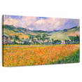 thumbnail image 1 of Elephant Stock Poppy Field In A Hollow Near Giverny Wall Art - Horizontal Canvas Wall Art - Living Room Wall Decor - Nature Canvas - Orange And Blue Decor By Claude Monet - 30" x 20", 1 of 8