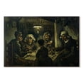 thumbnail image 1 of Elephant Stock The Potato Eaters Wall Art - Horizontal Canvas Wall Art - Living Room Wall Decor - People Canvas - Gray And Black Decor By Vincent Van Gogh - 24" x 16", 1 of 4