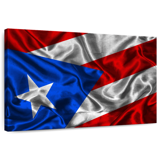 Puerto Rico Car Stickers Elephant Stock Puerto Rico Flag Wall Art - Horizontal Canvas Wall Art ...
