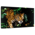 thumbnail image 1 of Elephant Stock Rainforest Jaguar Wall Art - Horizontal Canvas Wall Art - Living Room Wall Decor - Animal Canvas - Black And Brown Decor - 39" x 26", 1 of 8