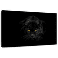 thumbnail image 1 of Elephant Stock Rare Black Panther Wall Art - Horizontal Canvas Wall Art - Living Room Wall Decor - Animal Canvas - Black And Yellow Decor - 36" x 24", 1 of 8