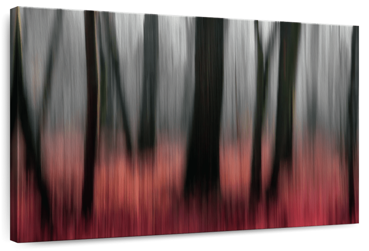 Elephant Stock Red Wood Wall Art Horizontal Canvas Wall Art Living