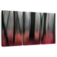 thumbnail image 1 of Elephant Stock Red Wood Wall Art - Horizontal Multi Panel Canvas - Living Room Wall Decor - Nature Multi Panel - Pink And Red Decor By Gilbert Claes - 74" x 48", 1 of 8