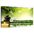 thumbnail image 1 of Elephant Stock Relaxing Garden Spa Wall Art - Horizontal Canvas Wall Art - Living Room Wall Decor - Wellness Canvas - Green And Beige Decor - 24" x 16", 1 of 8