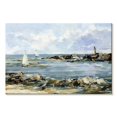 thumbnail image 1 of Elephant Stock Rocky Shore Coastline I Wall Art - Horizontal Canvas Wall Art - Living Room Wall Decor - Beach Canvas - Blue And Brown Decor By Ethan Harper - 24" x 16", 1 of 4