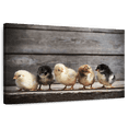 thumbnail image 1 of Elephant Stock Row Of Chicks Wall Art - Horizontal Canvas Wall Art - Living Room Wall Decor - Animal Canvas - Gray And Beige Decor - 51" x 34", 1 of 8