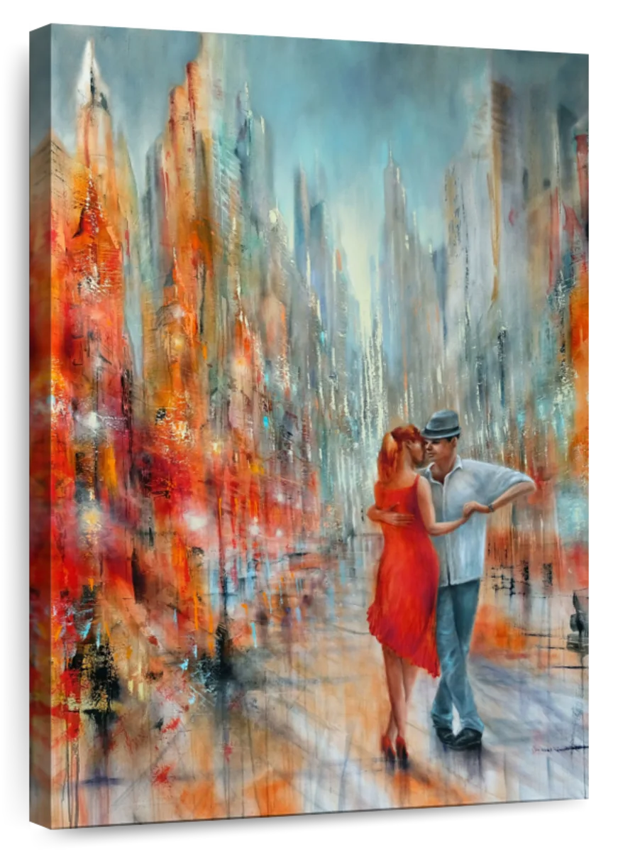 Elephant Stock Salsa City Wall Art Vertical Canvas Wall Art Living