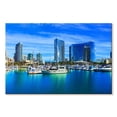 thumbnail image 1 of Elephant Stock San Diego Waterfront Wall Art - Horizontal Canvas Wall Art - Living Room Wall Decor - Places Canvas - Blue And Beige Decor - 30" x 20", 1 of 4