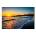 thumbnail image 1 of Elephant Stock Santa Monica Pier At Sunset Wall Art - Horizontal Canvas Wall Art - Living Room Wall Decor - Beach Canvas - Gray And Black Decor - 51" x 34", 1 of 4