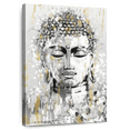 thumbnail image 1 of Elephant Stock Simmering Buddha Wall Art - Vertical Canvas Wall Art - Living Room Wall Decor - People Canvas - Beige And Gray Decor By e. Anthony Orme - 8" x 12", 1 of 8
