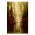 thumbnail image 1 of Elephant Stock Skyscrapers I Wall Art - Vertical Canvas Wall Art - Living Room Wall Decor - Abstract Canvas - Red And Beige Decor By Osnat Tzadok - 32" x 48", 1 of 4
