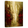 thumbnail image 1 of Elephant Stock Skyscrapers I Wall Art - Vertical Canvas Wall Art - Living Room Wall Decor - Abstract Canvas - Red And Beige Decor By Osnat Tzadok - 32" x 48", 1 of 8