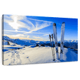 thumbnail image 1 of Elephant Stock Snowy Mountain Ski Trip Wall Art - Horizontal Canvas Wall Art - Living Room Wall Decor - Sports Canvas - Blue And Beige Decor - 24" x 16", 1 of 8