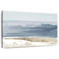 thumbnail image 1 of Elephant Stock Soft Coastlines I Wall Art - Horizontal Canvas Wall Art - Living Room Wall Decor - Abstract Canvas - Blue And White Decor By Lanie Loreth - 39" x 26", 1 of 8
