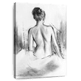 thumbnail image 1 of Elephant Stock Soft Silhouette Vi Wall Art - Vertical Canvas Wall Art - Living Room Wall Decor - People Canvas - Gray And Black Decor By e. Anthony Orme - 8" x 12", 1 of 8
