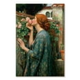thumbnail image 1 of Elephant Stock The Soul Of The Rose Wall Art - Vertical Canvas Wall Art - Living Room Wall Decor - People Canvas - Orange And Beige Decor By John William Waterhouse - 30" x 45", 1 of 4