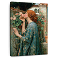 thumbnail image 1 of Elephant Stock The Soul Of The Rose Wall Art - Vertical Canvas Wall Art - Living Room Wall Decor - People Canvas - Orange And Beige Decor By John William Waterhouse - 30" x 45", 1 of 8