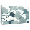 thumbnail image 1 of Elephant Stock Spa Day Gingko Wall Art - Horizontal Canvas Wall Art - Living Room Wall Decor - Floral And Botanical Canvas - Blue And White Decor By Norman Wyatt Jr. - 48" x 32", 1 of 8