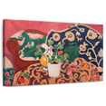 thumbnail image 1 of Elephant Stock Spanish Still Life Wall Art - Horizontal Canvas Wall Art - Living Room Wall Decor - Floral And Botanical Canvas - Red And Pink Decor By Henri Matisse - 45" x 30", 1 of 8