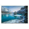 thumbnail image 1 of Elephant Stock Spirit Island In Winter Wall Art - Horizontal Canvas Wall Art - Living Room Wall Decor - Nature Canvas - Blue And Teal Decor - 39" x 26", 1 of 4