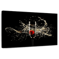 thumbnail image 1 of Elephant Stock Splash Of Champagne Wall Art - Horizontal Canvas Wall Art - Living Room Wall Decor - Food And Drink Canvas - Black And Red Decor - 12" x 8", 1 of 8