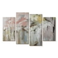 thumbnail image 1 of Elephant Stock Spring Splash Abstract Wall Art - Horizontal Multi Panel Canvas - Lobby Wall Decor - Abstract Multi Panel - Gray And Beige Decor By Jacqueline Ellens - 30" x 18", 1 of 4