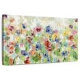 thumbnail image 1 of Elephant Stock Springtime Meadow Flowers Ii Wall Art - Horizontal Canvas Wall Art - Living Room Wall Decor - Abstract Canvas - Gray And Brown Decor By Silvia Vassileva - 48" x 32", 1 of 8