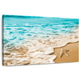 thumbnail image 1 of Elephant Stock Starfish On Sandy Beach Wall Art - Beach Canvas Canvas - 45" x 30", 1 of 8