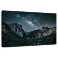 thumbnail image 1 of Elephant Stock Stargazing At Yosemite Wall Art - Horizontal Canvas Wall Art - Living Room Wall Decor - Nature Canvas - Black And Green Decor - 36" x 24", 1 of 8