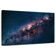 thumbnail image 1 of Elephant Stock Stars In Milky Way Wall Art - Horizontal Canvas Wall Art - Living Room Wall Decor - Astronomy & Space Canvas - Blue And Orange Decor - 12" x 8", 1 of 8