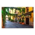 thumbnail image 1 of Elephant Stock Street In Trastevere Wall Art - Horizontal Canvas Wall Art - Living Room Wall Decor - Places Canvas - Orange And Gray Decor - 30" x 20", 1 of 4