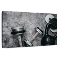 thumbnail image 1 of Elephant Stock Strength Training Equipment Wall Art - Horizontal Canvas Wall Art - Hallway Wall Decor - Sports Canvas - Black And Gray Decor - 51" x 34", 1 of 8