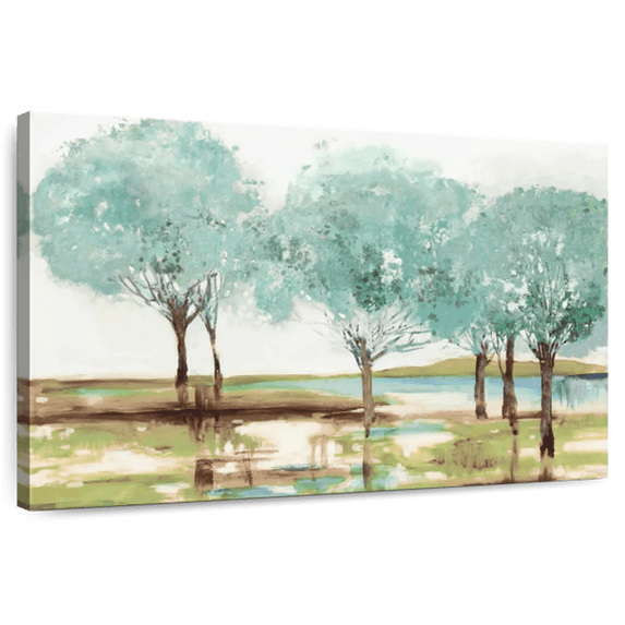 Elephant Stock Summer Transition Wall Art - Horizontal Canvas Wall Art - Living Room Wall Decor - Floral And Botanical Canvas - Brown And Beige Decor By Allison Pearce - 30" x 20"