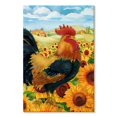 thumbnail image 1 of Elephant Stock Sunflower Roost Vertical Wall Art - Vertical Canvas Wall Art - Living Room Wall Decor - Animal Canvas - Red And Orange Decor By Paul Brent - 30" x 45", 1 of 4