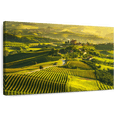 thumbnail image 1 of Elephant Stock Sunny Langhe Vineyards Wall Art - Horizontal Canvas Wall Art - Living Room Wall Decor - Nature Canvas - Yellow And Green Decor - 45" x 30", 1 of 8