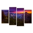 thumbnail image 1 of Elephant Stock Sunrise Over Half Dome Wall Art - Horizontal Multi Panel Canvas - Living Room Wall Decor - Nature Multi Panel - Brown And Gray Decor - 30" x 18", 1 of 4
