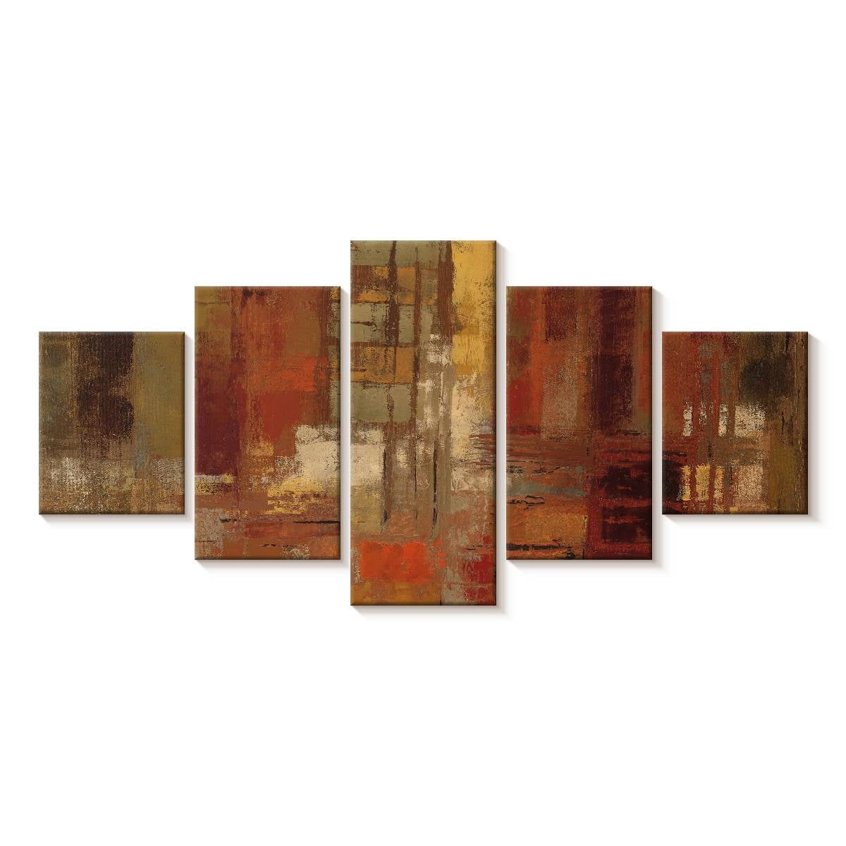 Elephant Stock Sunset Street Crop Wall Art - Horizontal Multi Panel ...