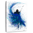 thumbnail image 1 of Elephant Stock Teal Wave Dance Wall Art - Vertical Canvas Wall Art - Living Room Wall Decor - Dance Canvas - White And Black Decor By Ashvin Harrison - 8" x 12", 1 of 8