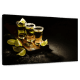 thumbnail image 1 of Elephant Stock Tequila Shots Wall Art - Horizontal Canvas Wall Art - Living Room Wall Decor - Food And Drink Canvas - Black And Yellow Decor - 36" x 24", 1 of 8