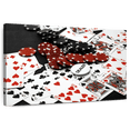 thumbnail image 1 of Elephant Stock Texas Hold 'Em Poker Game Wall Art - Horizontal Canvas Wall Art - Living Room Wall Decor - Hobbies And Lifestyle Canvas - Black And Red Decor - 36" x 24", 1 of 8