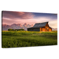 thumbnail image 1 of Elephant Stock Thomas Moulton Barn Wall Art - Horizontal Canvas Wall Art - Living Room Wall Decor - Architecture Canvas - Brown And Purple Decor - 12" x 8", 1 of 8