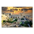 thumbnail image 1 of Elephant Stock Tower Of David Wall Art - Horizontal Canvas Wall Art - Living Room Wall Decor - Places Canvas - Gray And Beige Decor - 12" x 8", 1 of 4