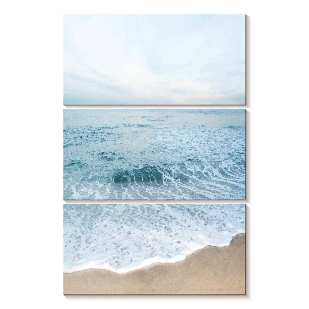 Elephant Stock Tranquil Ocean I Wall Art - Vertical Multi Panel Canvas ...