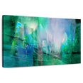 thumbnail image 1 of Elephant Stock Transparency Wall Art - Horizontal Canvas Wall Art - Living Room Wall Decor - Abstract Canvas - Purple And Green Decor By Annette Schmucker - 39" x 26", 1 of 8