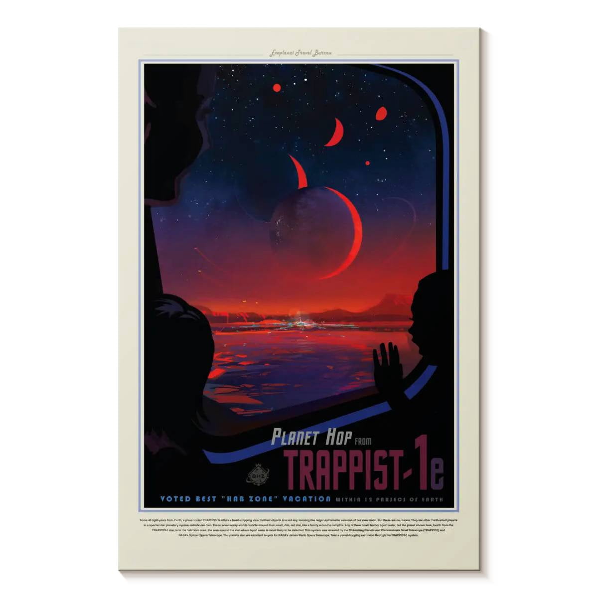 Elephant Stock Trappist 1e Print Wall Art - Vertical Canvas Wall Art ...